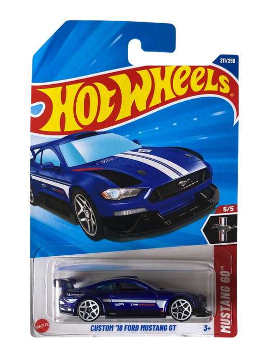 Hot Wheels  Custom ‘18 Ford Mustang GT (Muscle 60th)