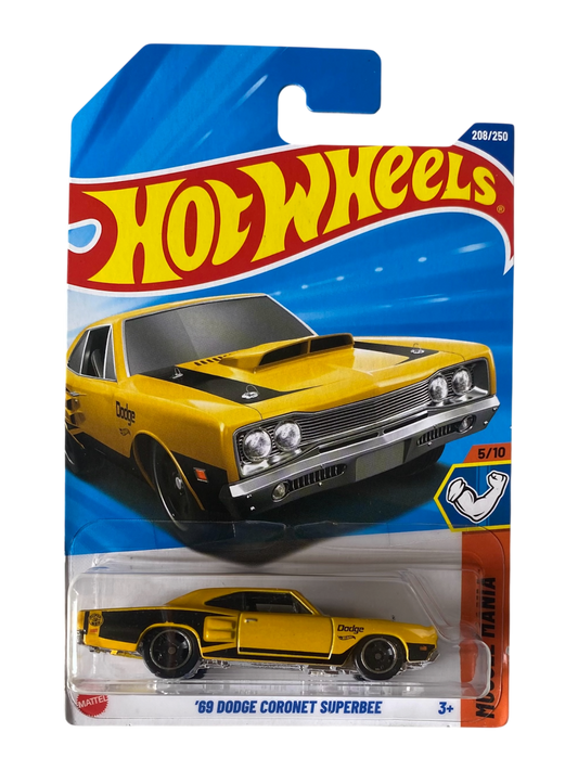 Hot Wheels  ‘69 Dodge Coronet Superbee  (Muscle Mania)