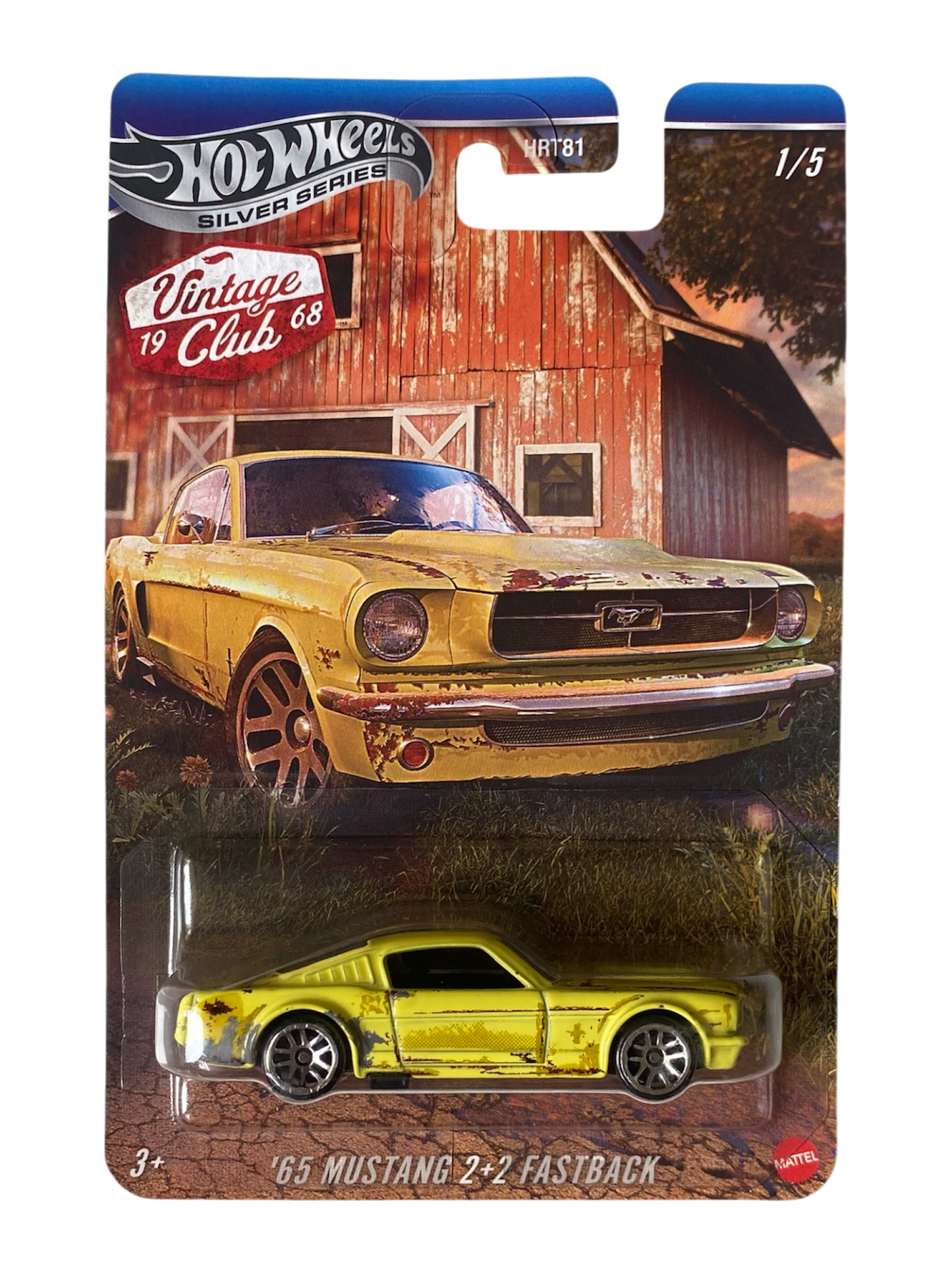 Hot Wheels  ‘65 Mustang 2+2 Fastback (Vintage Club 1968)