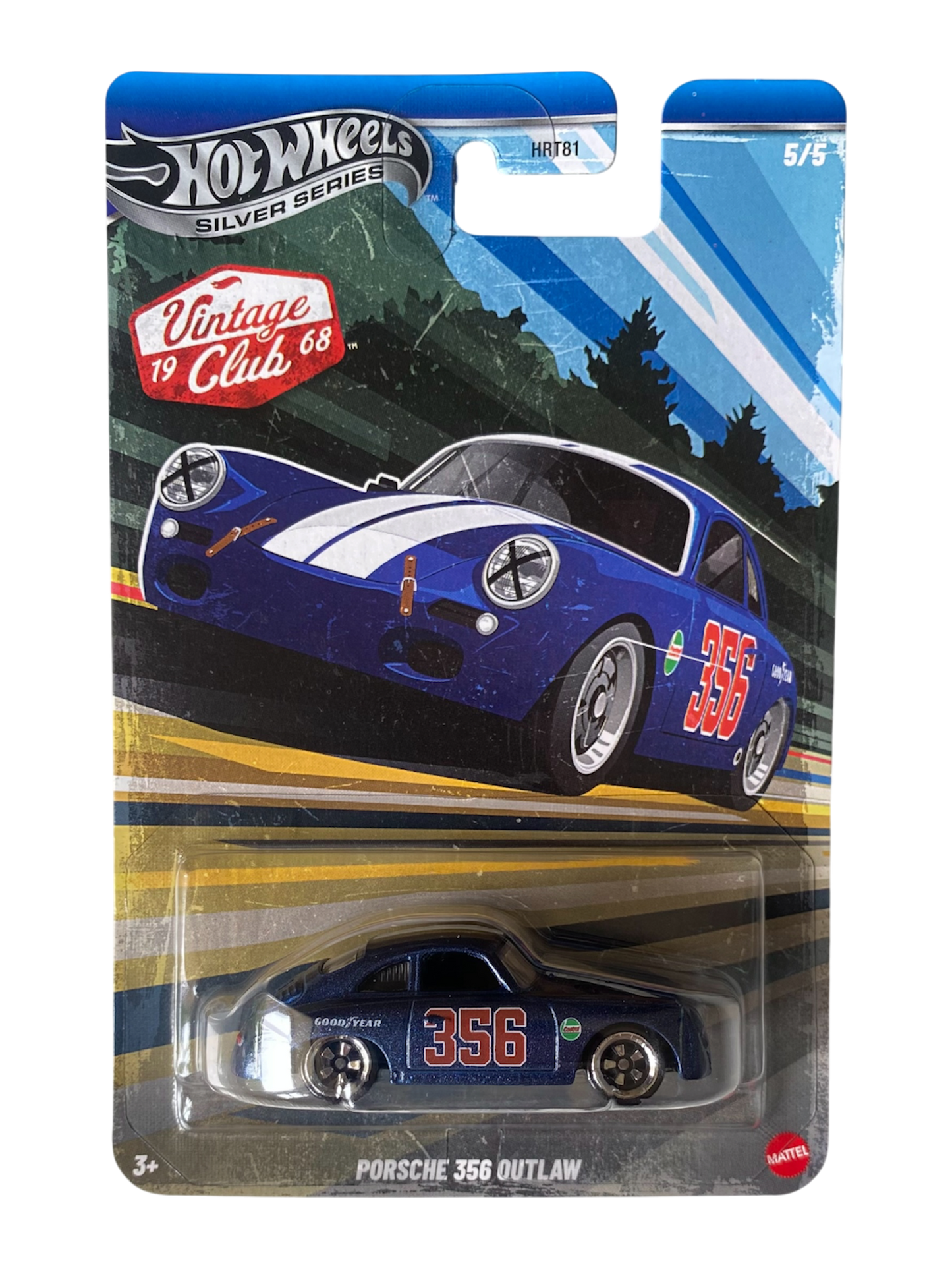 Hot Wheels  Porsche 356 Outlaw (Vintage Club 1968) Metal/Metal