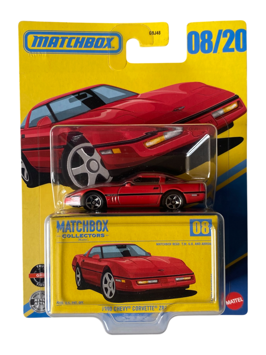 MatchBox Collectors  1990 Chevy Corvette ZR1 (metal/metal)