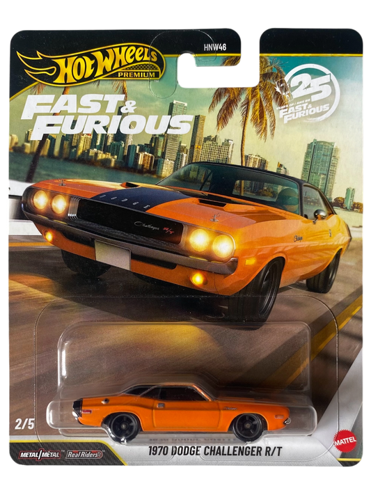Hot Wheels Premium  1970 Dodge Challenger R/T (2Fast 2 Furious)