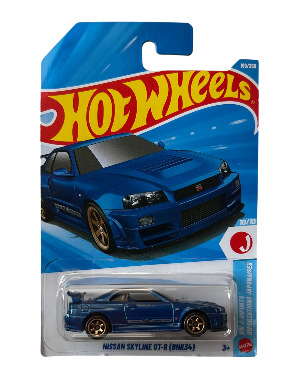 Hot Wheels  Nissan Skyline GT-R (BNR34) metalflake blue