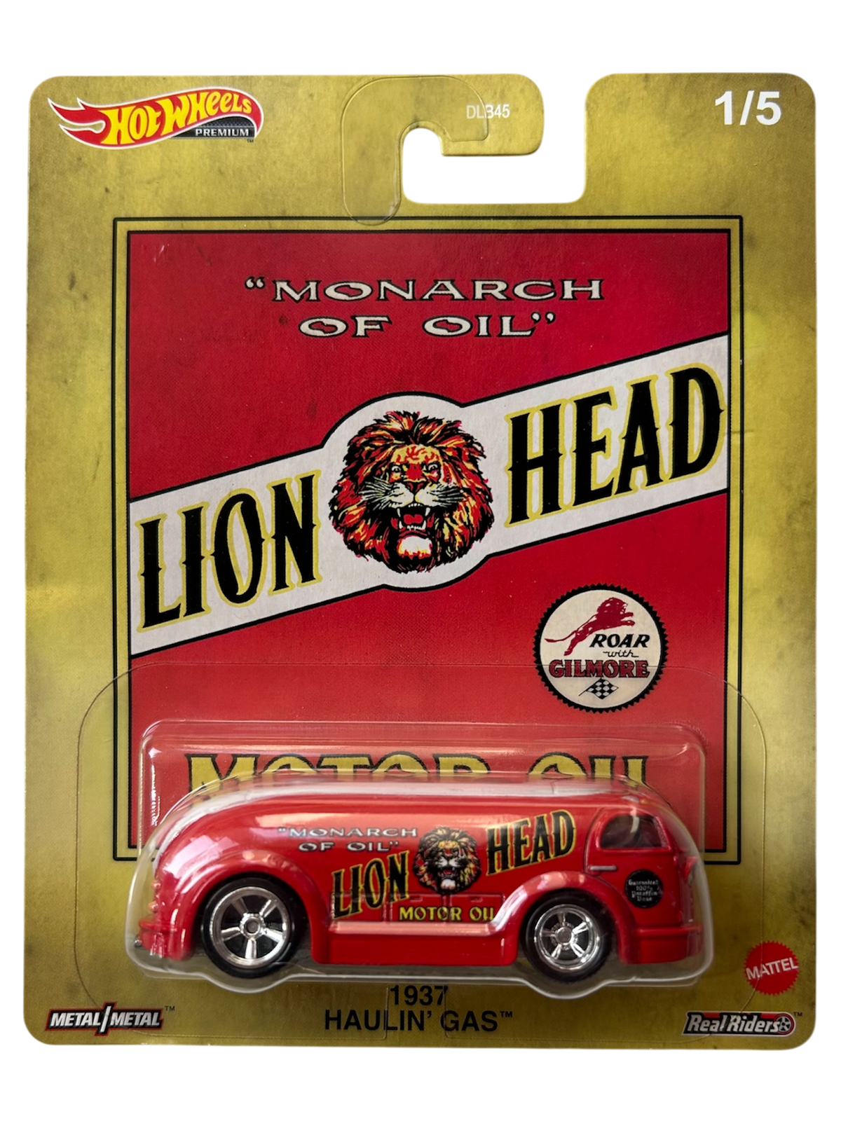 Hot Wheels Premium  1937 Haulin’ Gas (Lion Head)