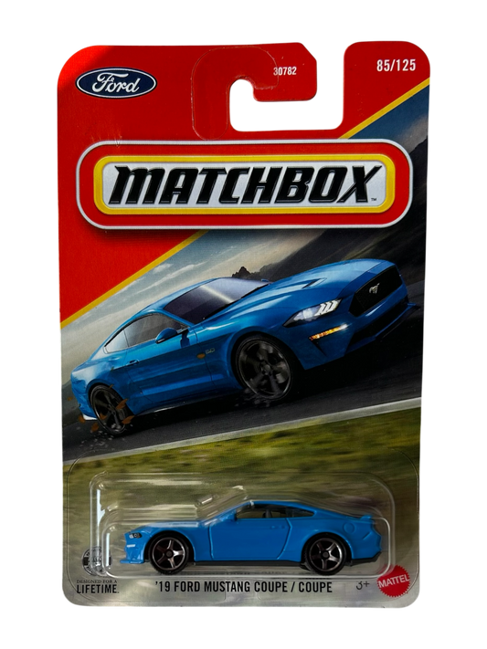 MatchBox  ‘19 Ford Mustang Coupe/Coupé