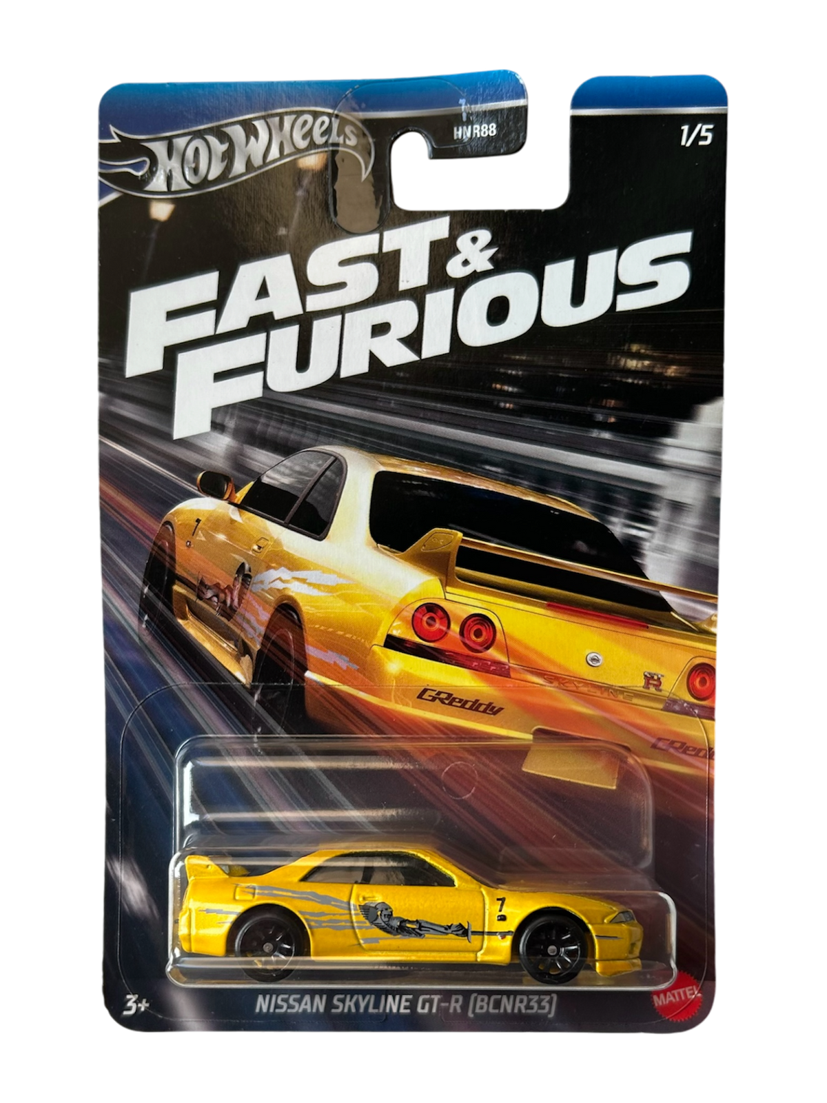Hot Wheels  Nissan Skyline GT–R (BCNR33) (Fast & Furious) Metal/Metal