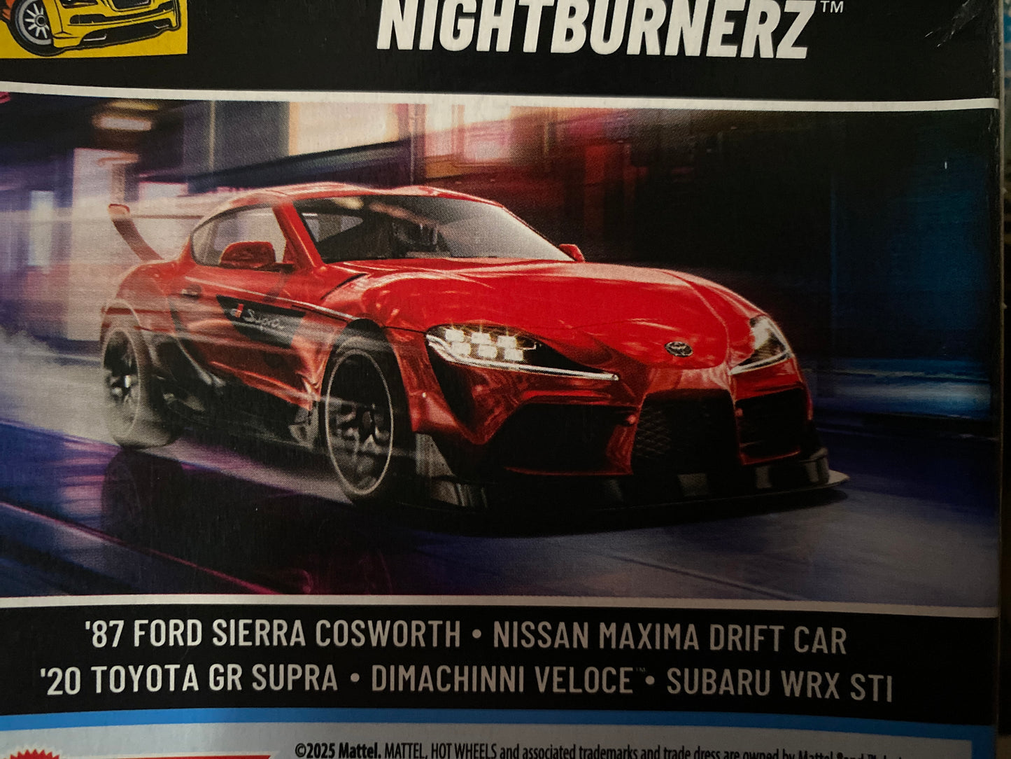 Hot Wheels  Nightburnerz 5 Pack - Supra